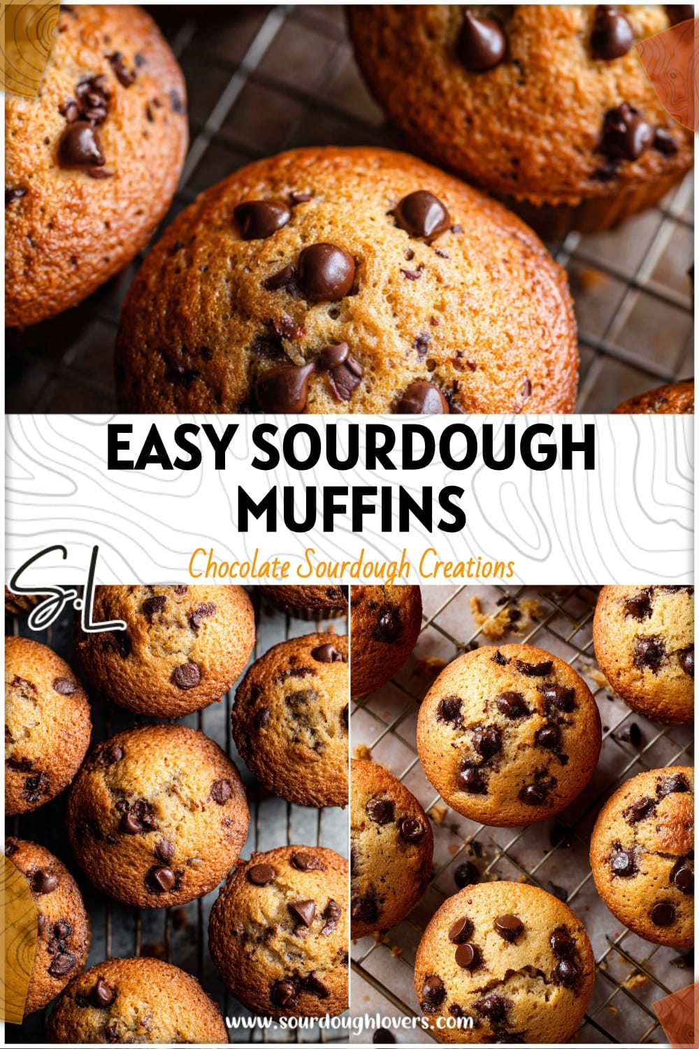 Easy Sourdough Discard Muffins for Kids (Chocolate Chip Snack)