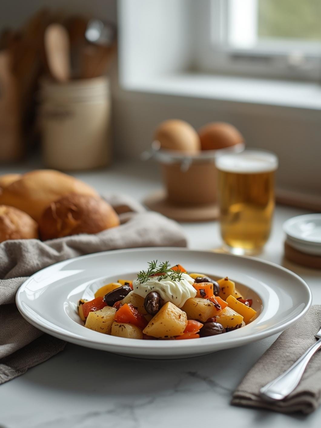 Cozy Sourdough Countertop Styling for Your Rustic Kitchen