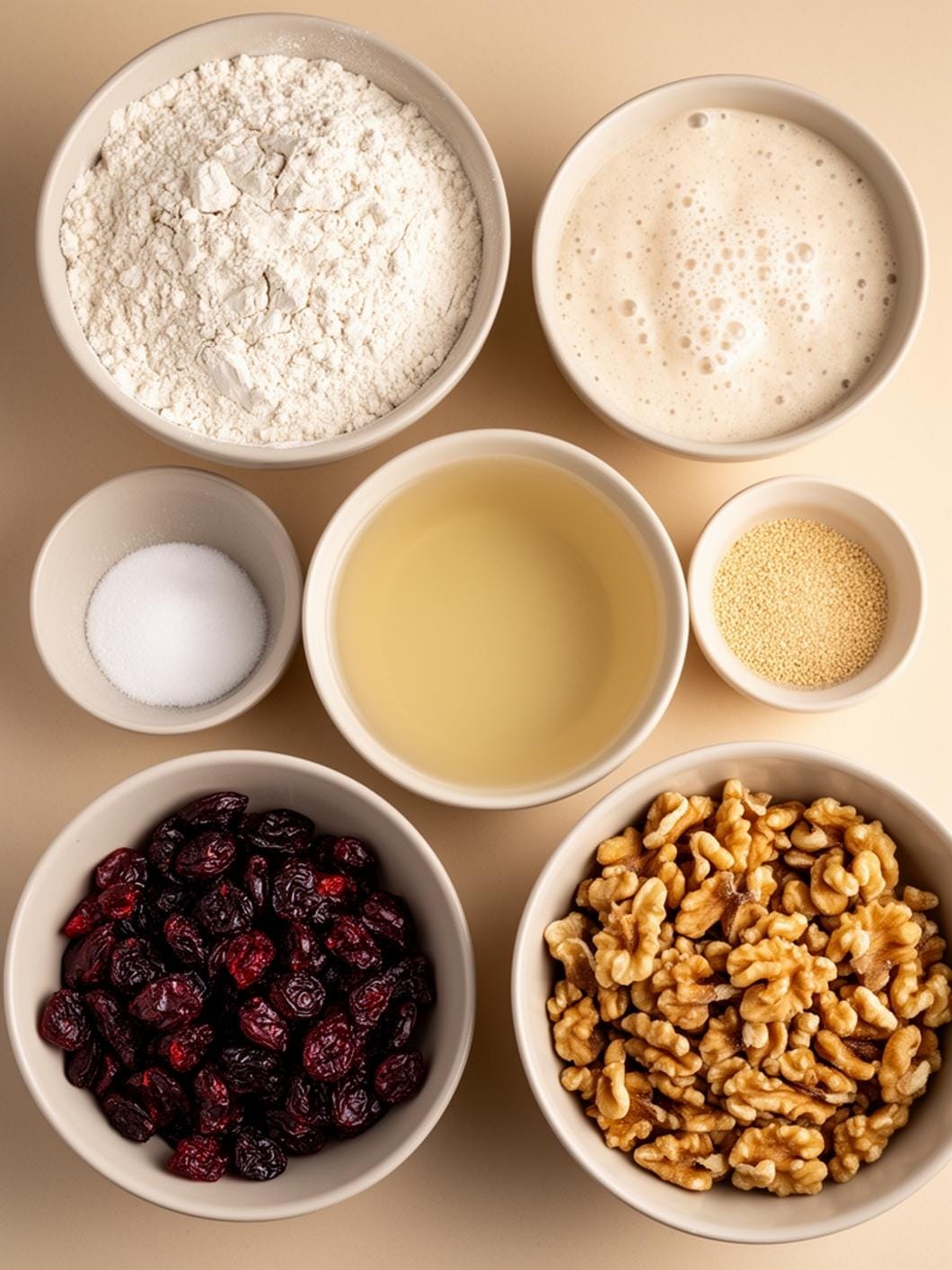 Cranberry Walnut Sourdough Bread (No Knead Recipe)