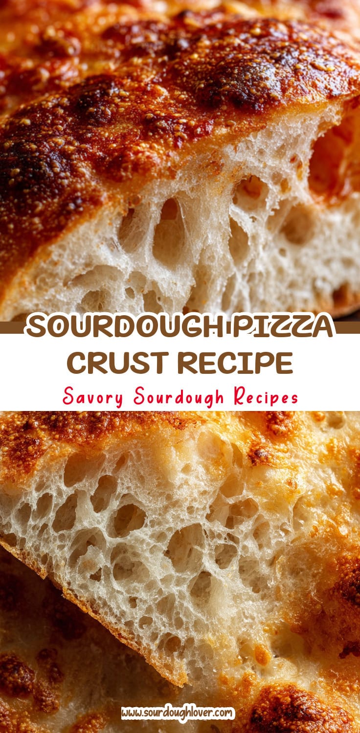 Crispy Sourdough Pizza Crust with Airy Bubbles
