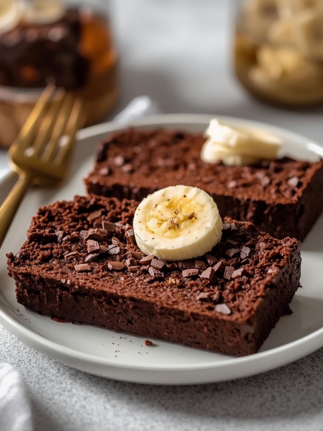 Double Chocolate Sourdough Banana Bread Recipe