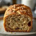 Easy Olive Sourdough Bread Recipe with Fillings 12 =