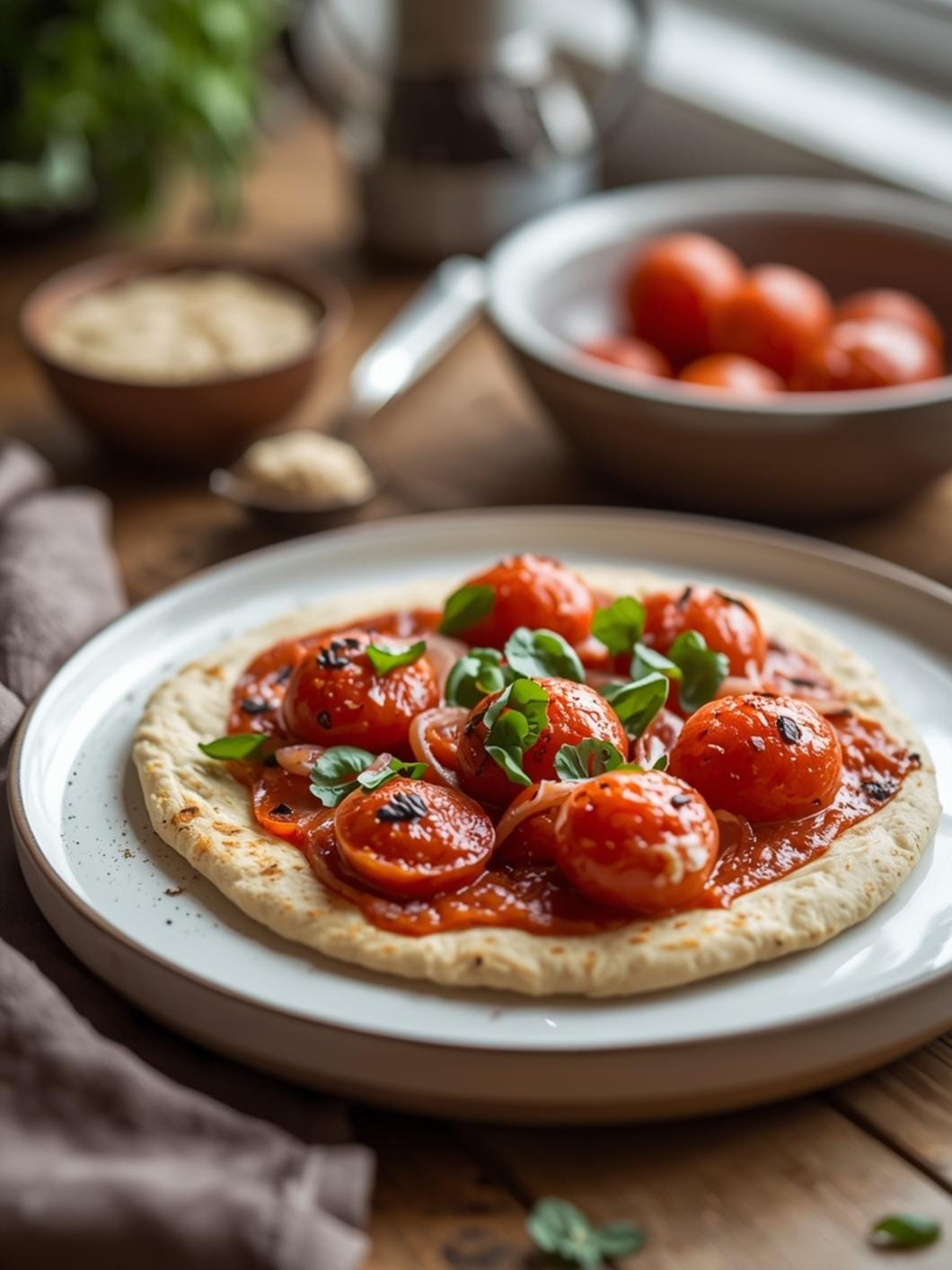 Easy Sourdough Discard Flatbread: Quick Pizza Base