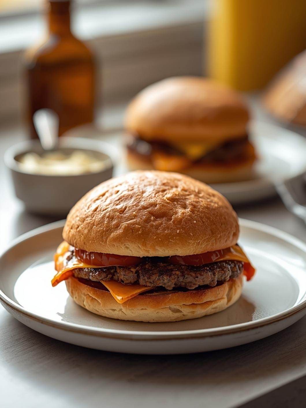 Easy Sourdough Discard Hamburger Buns That Are So Fluffy