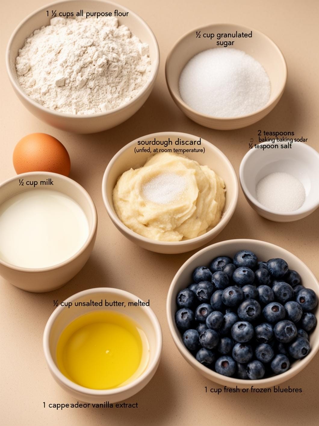 Easy Sourdough Muffins That Use Discard