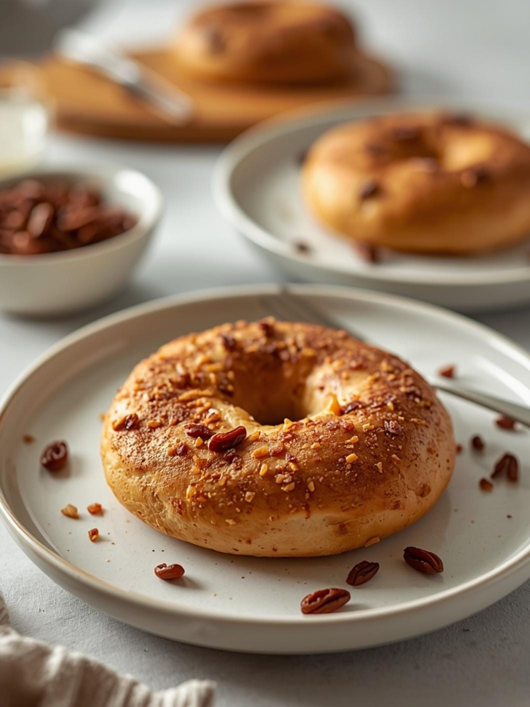 Fluffy Homemade Cinnamon Raisin Bagels That Taste Amazing