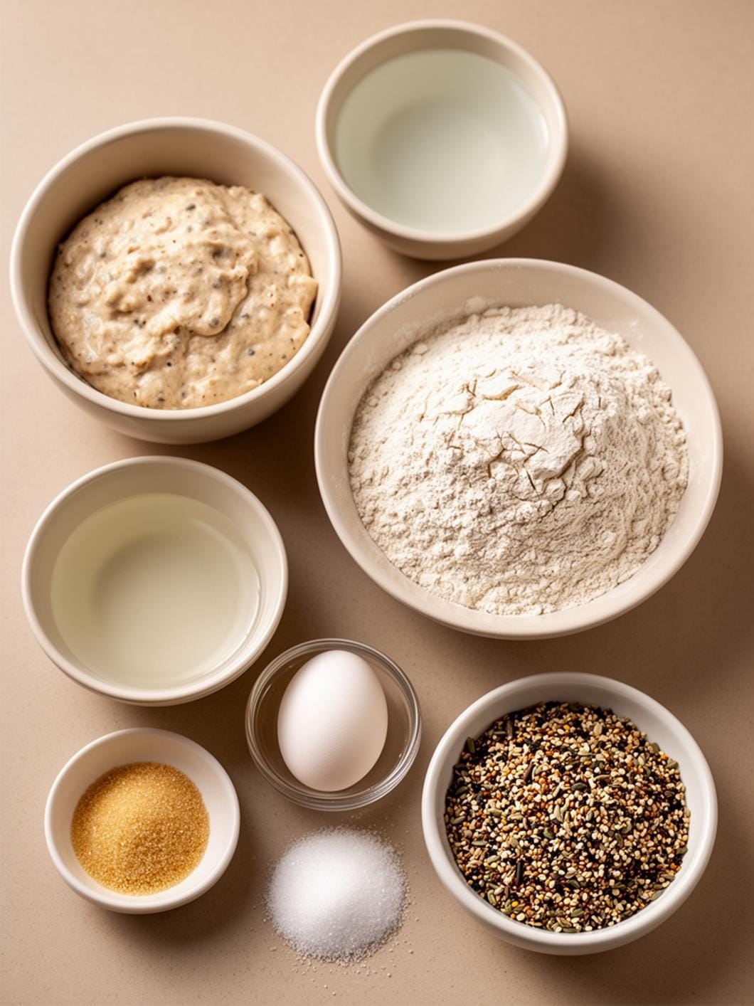 Homemade Sourdough Bagels with Everything Seasoning