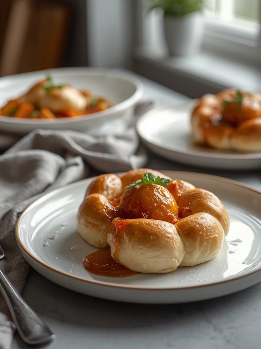 Homemade Sourdough Brioche Buns for Parties