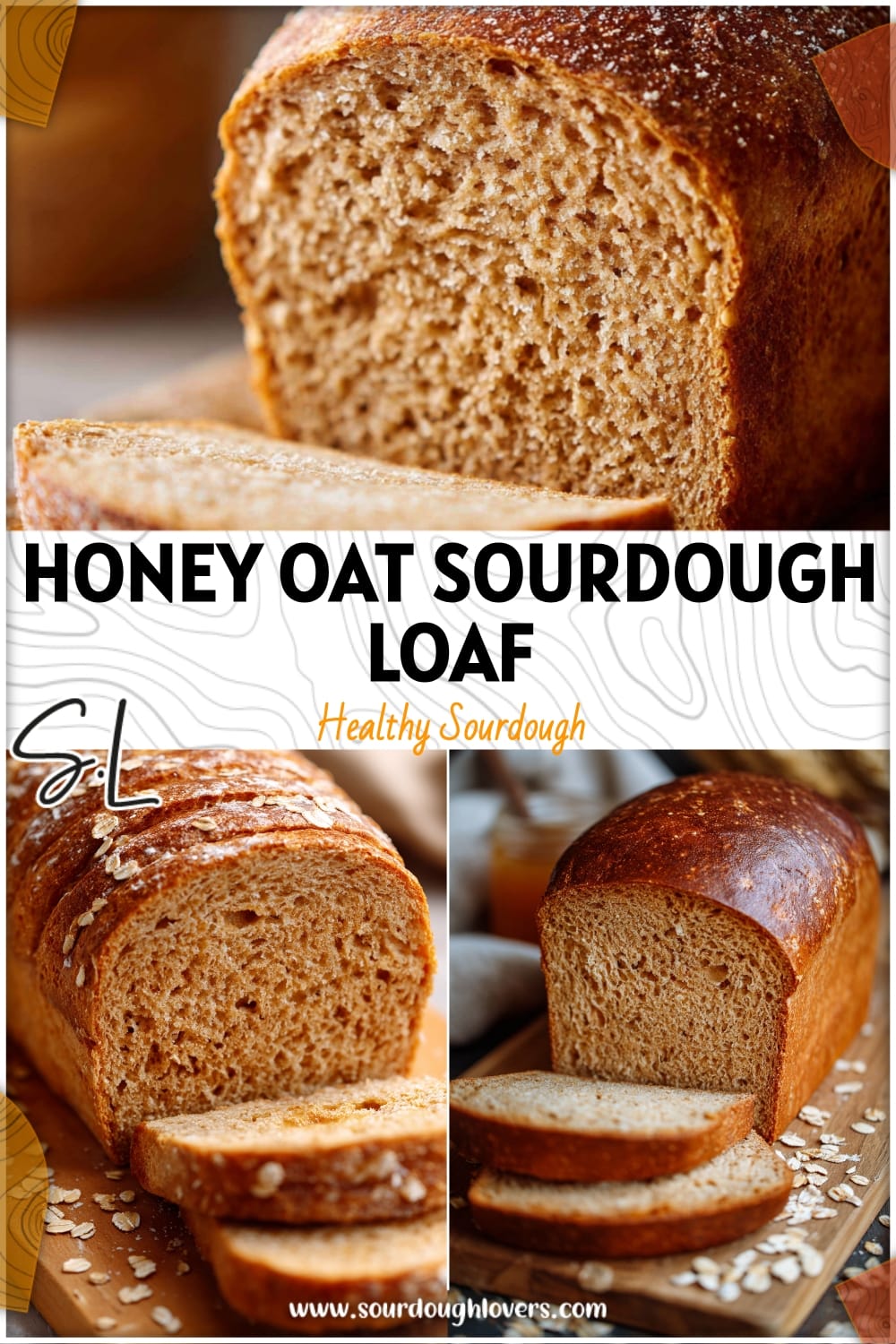 Honey Oat Bran Sourdough Loaf: Sweet Sourdough Goodies for Your Table