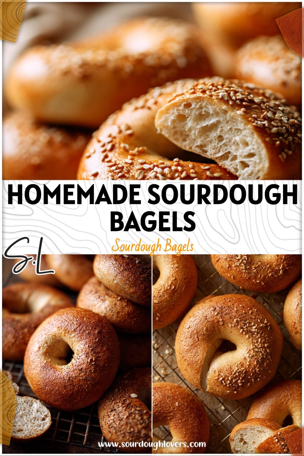 Homemade Sourdough Bread: Honey Wheat Sourdough Bagels