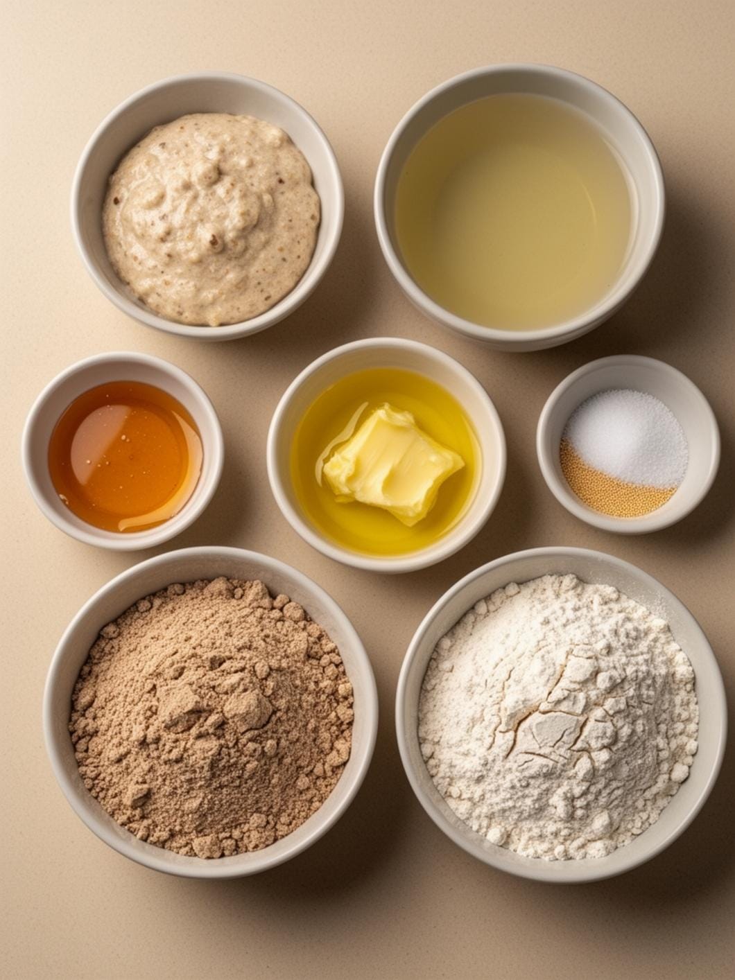 Honey Whole Wheat Sourdough Sandwich Bread