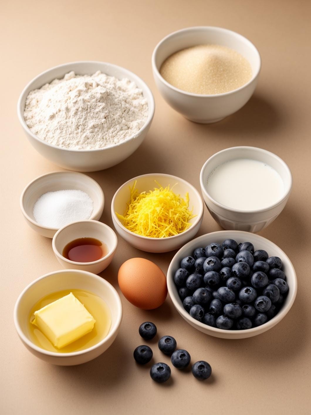 Lemon Blueberry Sourdough Discard Muffins (Outcome)