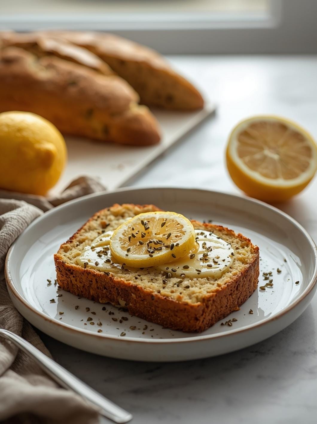 Lemon Poppy Seed Sourdough Loaf for Bright Flavor