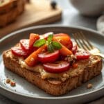 Loaded Sourdough Breakfast Toast with Nut Butter & Fruit 12 =