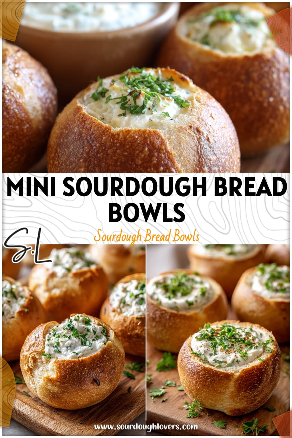 Mini Sourdough Bread Bowls for Appetizers 14 Mini Sourdough Bread Bowls for Appetizers