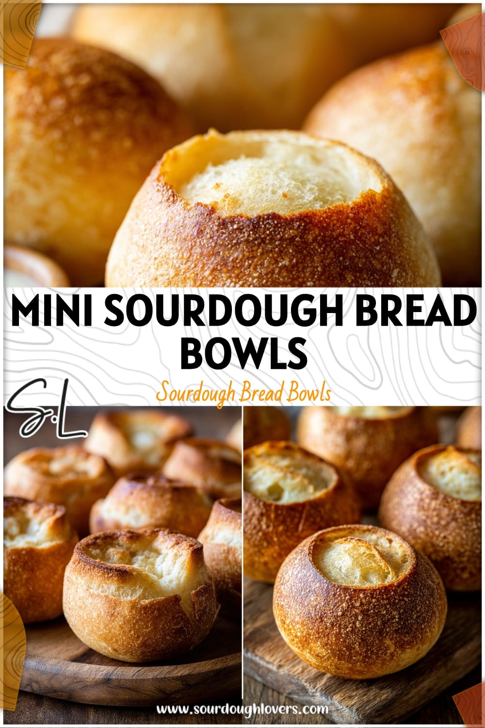 Mini Sourdough Bread Bowls for Dips (Perfect Individual Portions)