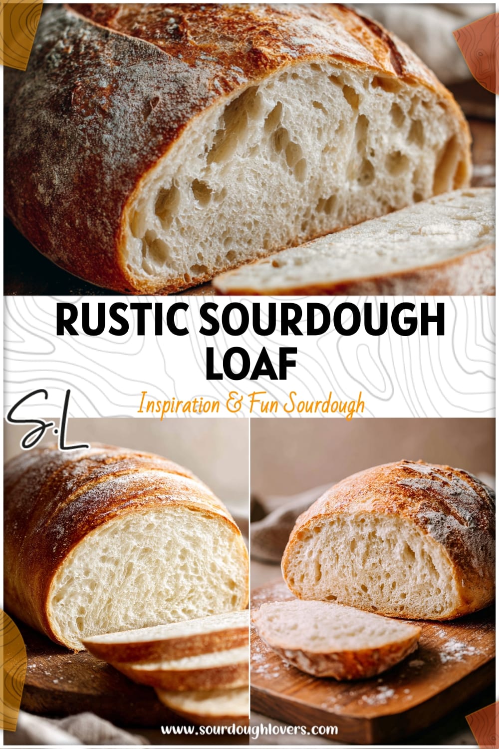 Minimal Rustic Sourdough Loaf for Easy Sandwiches