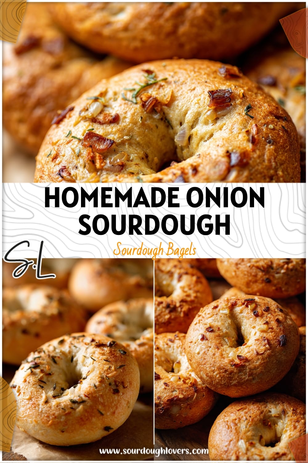 Homemade Onion Sourdough Bagels for Savory Breakfasts