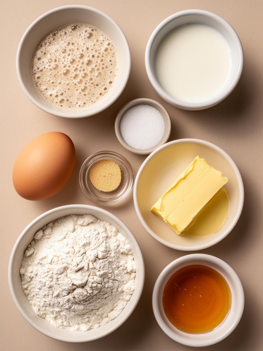 Quick Sourdough Dinner Rolls with Honey Glaze (Same Day Recipe)