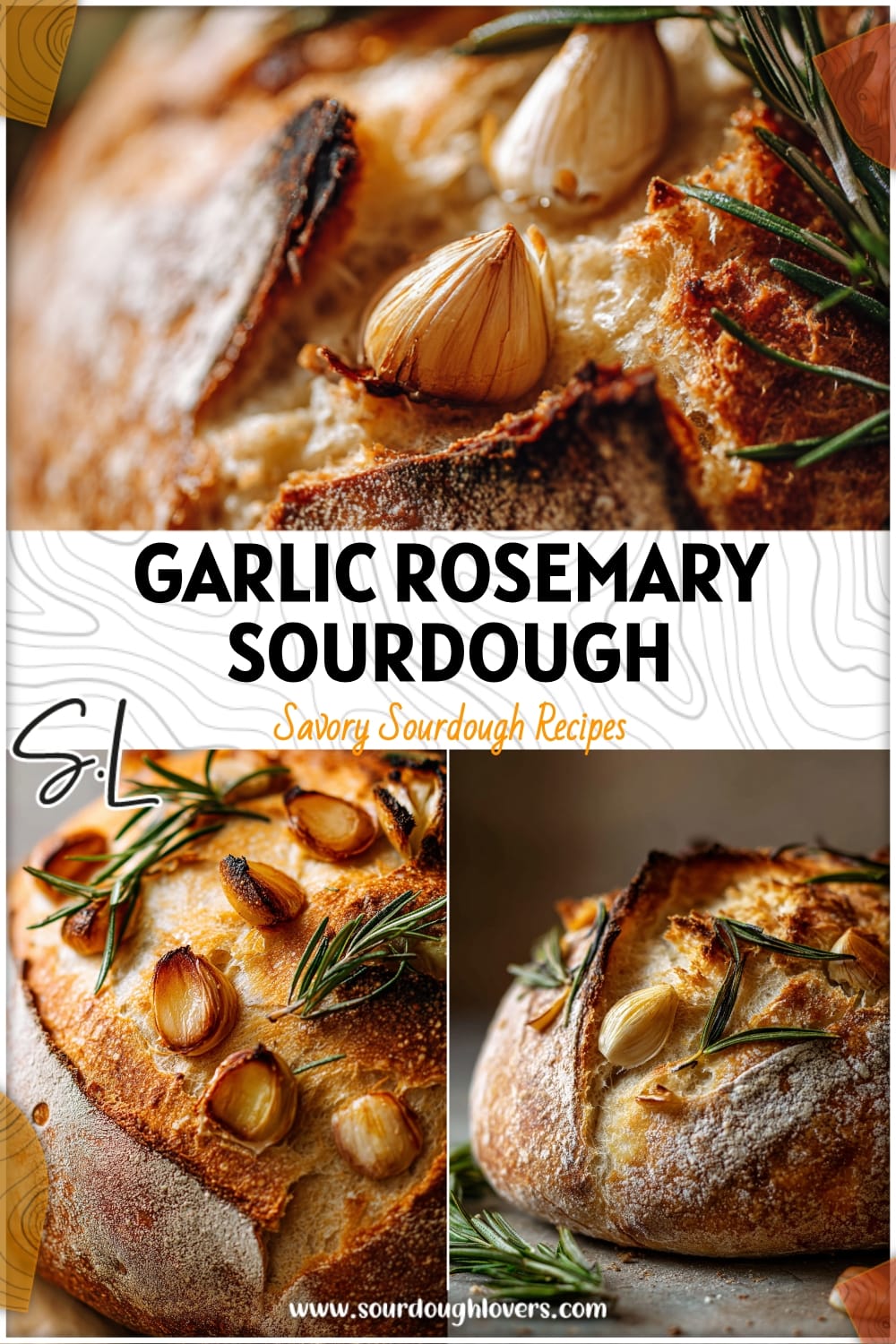Rustic Garlic Rosemary Sourdough Loaf (Easy Recipe) 14 Rustic Garlic Rosemary Sourdough Loaf (Easy Recipe)