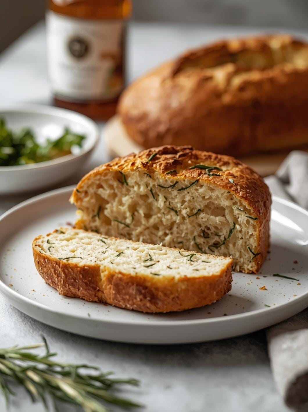 Rustic Garlic Rosemary Sourdough Loaf (Easy Recipe) 15 Rustic Garlic Rosemary Sourdough Loaf (Easy Recipe)
