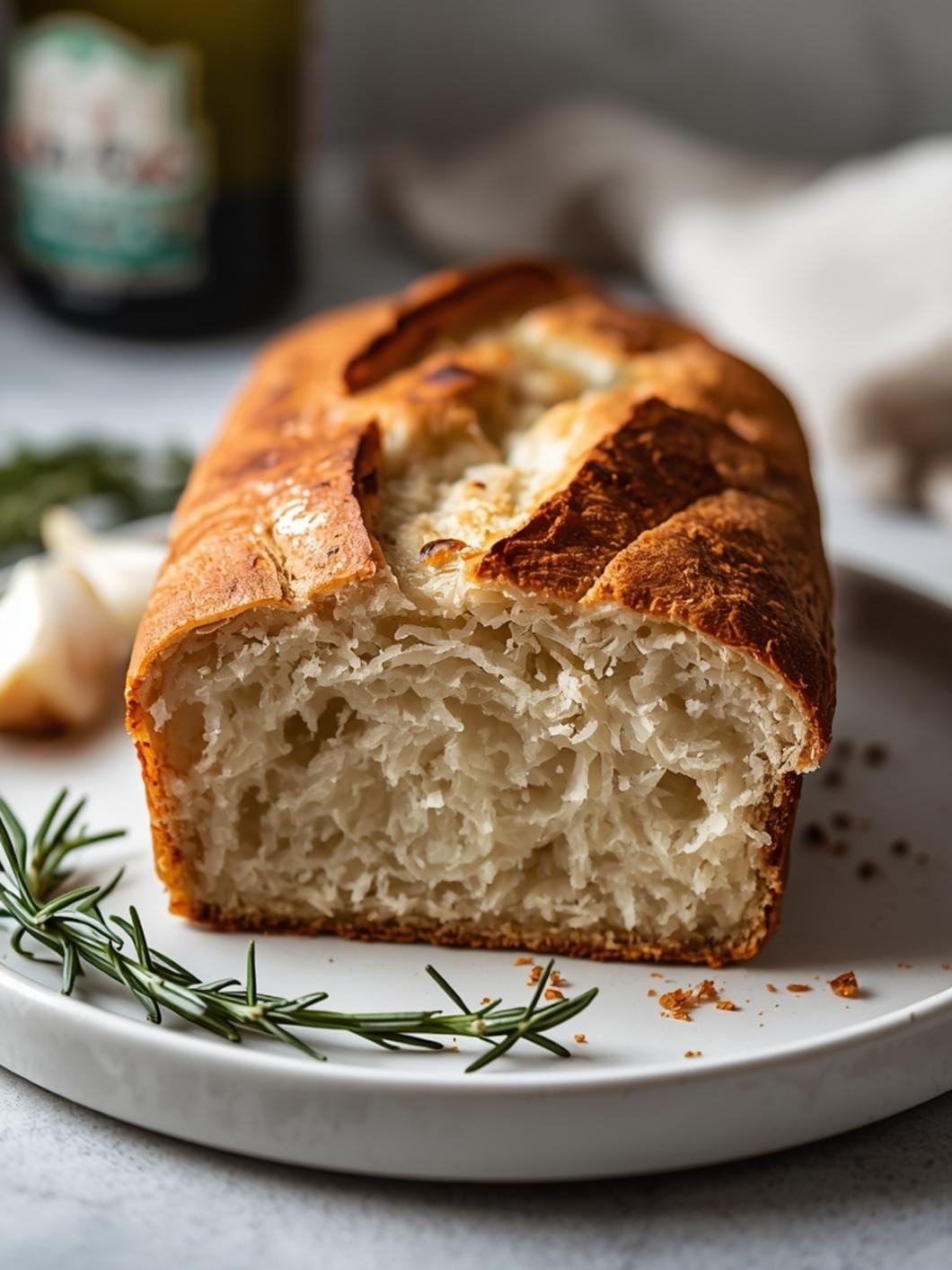 Rustic Garlic Rosemary Sourdough Loaf (Easy Recipe) 11 Rustic Garlic Rosemary Sourdough Loaf (Easy Recipe)