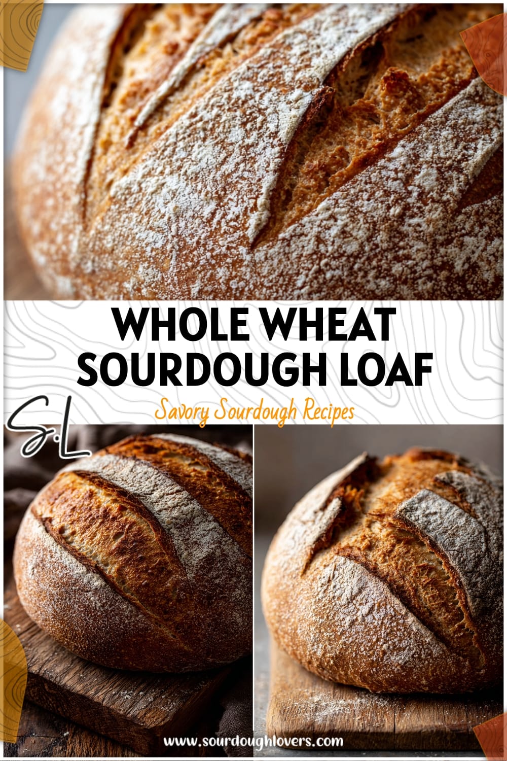 Rustic Whole Wheat Sourdough Loaf Recipe