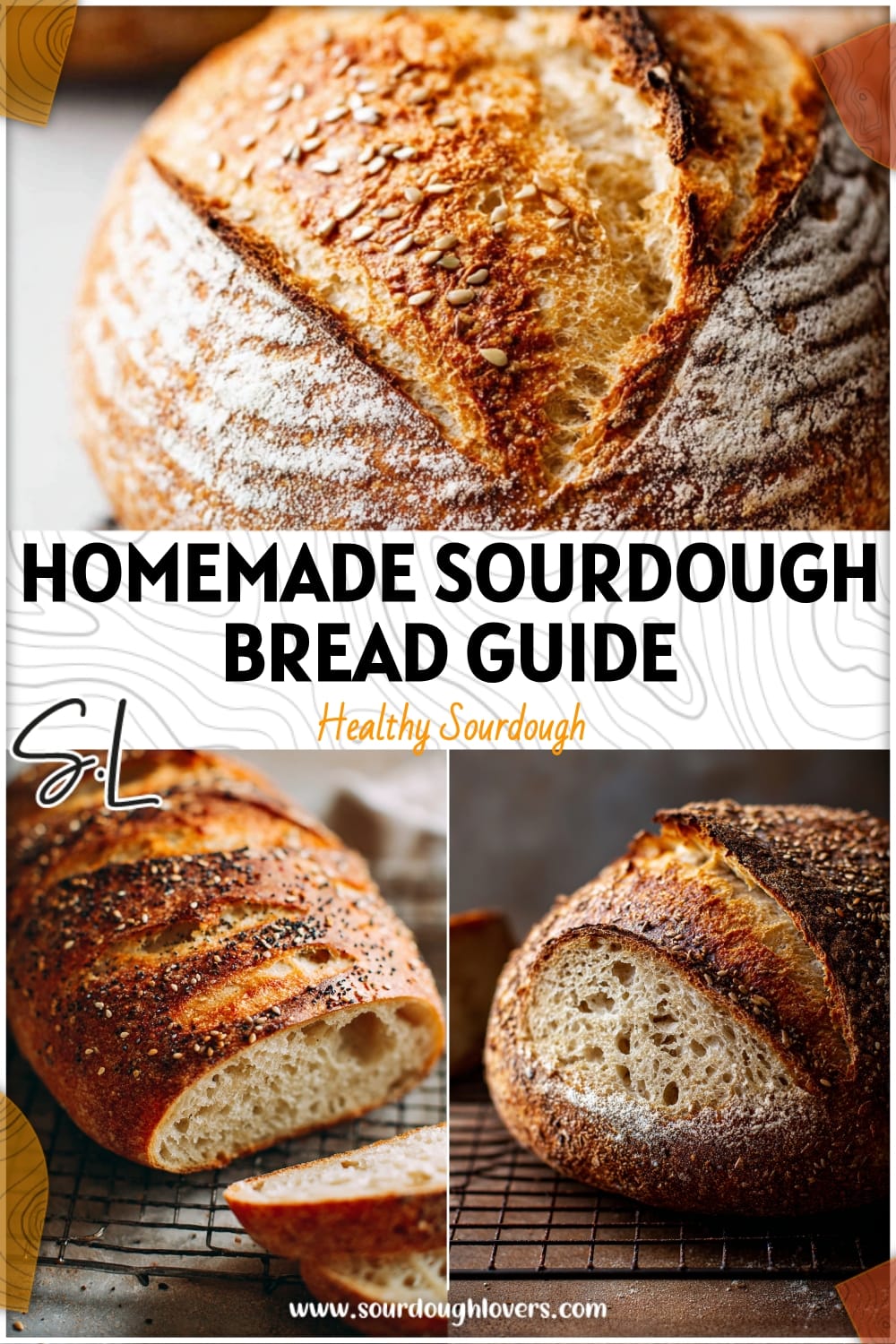 Homemade Sourdough Bread Guide: Seeded Honey Sourdough Batard 14 Homemade Sourdough Bread Guide: Seeded Honey Sourdough Batard