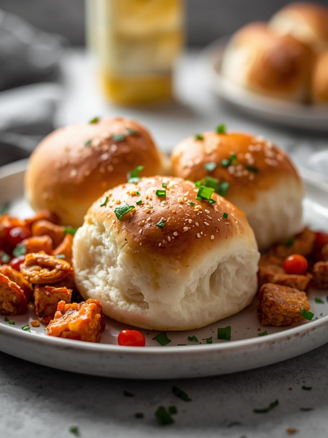 Soft Sourdough Dinner Rolls (No Sugar Added)