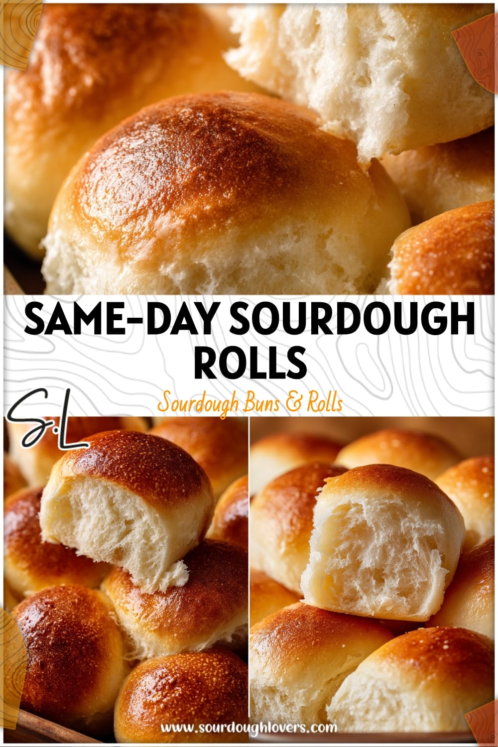 Soft Sourdough Dinner Rolls (Same-Day Recipe)