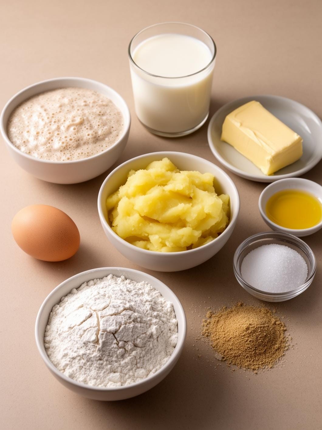 Soft Sourdough Potato Rolls for Dinner