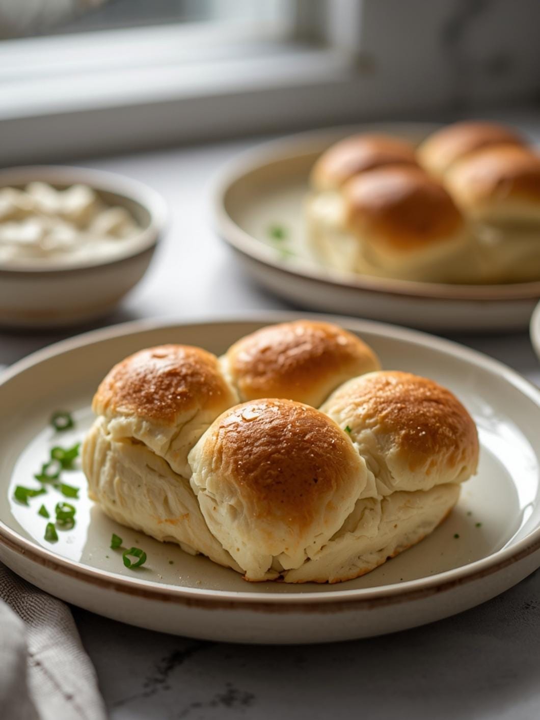 Soft Sourdough Pull-Apart Rolls (No Knead)