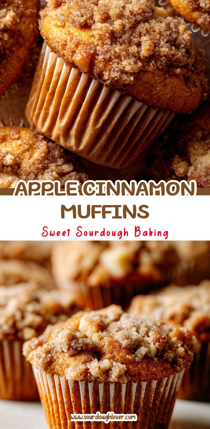 Sourdough Apple Cinnamon Muffins for Fall Baking