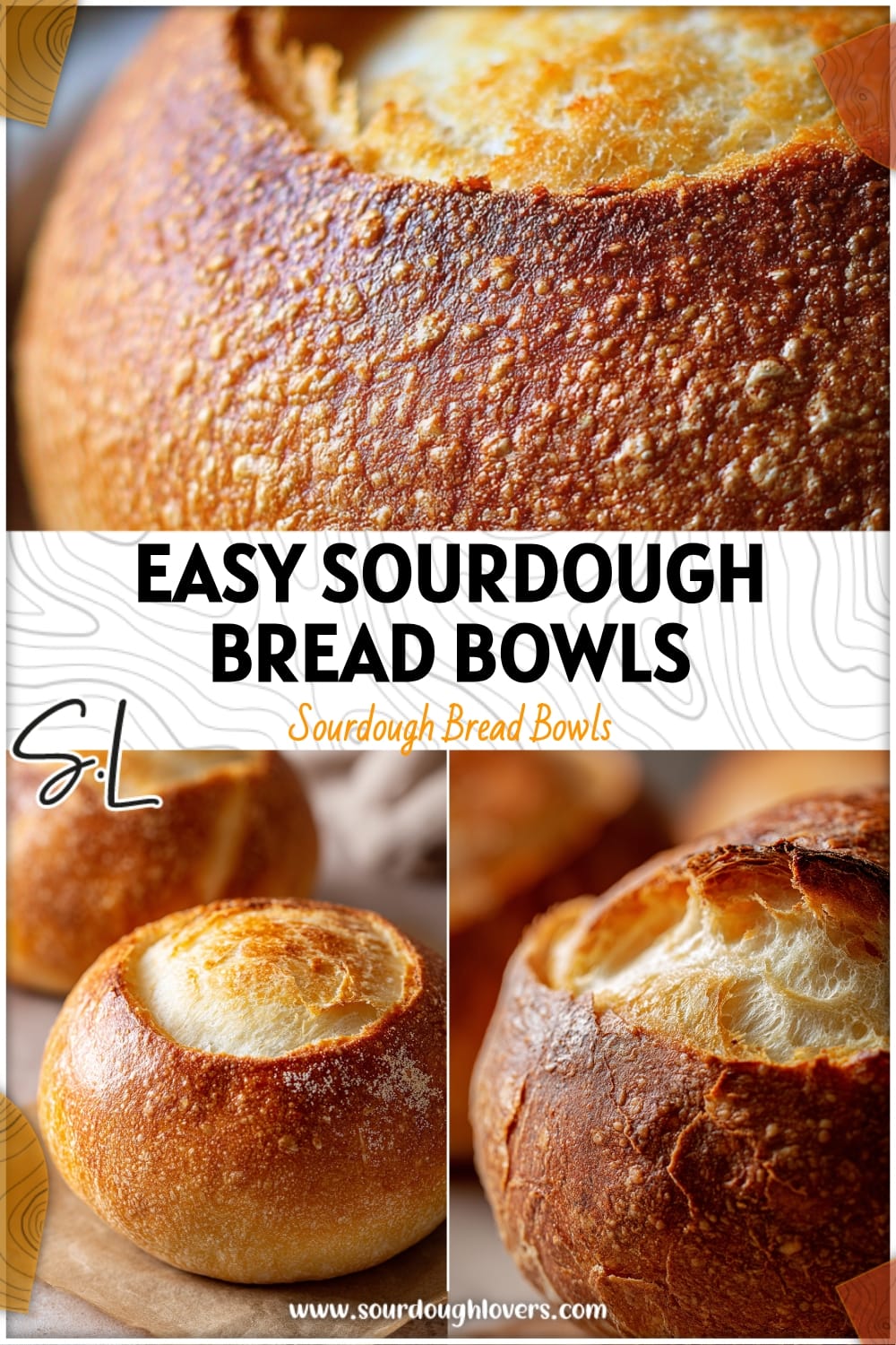 Easy Sourdough Bread Bowls Without Yeast for Homemade Soup