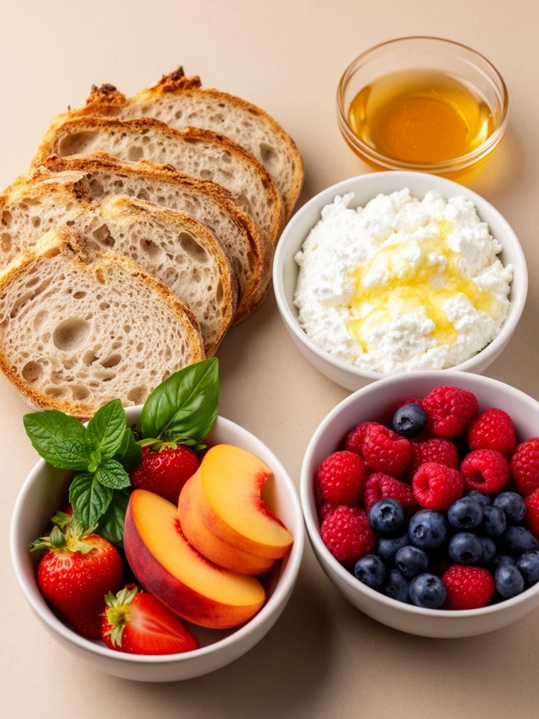 Sourdough Breakfast Toast with Whipped Ricotta 13 Sourdough Breakfast Toast with Whipped Ricotta