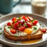 Sourdough Breakfast Toast with Whipped Ricotta 12 =