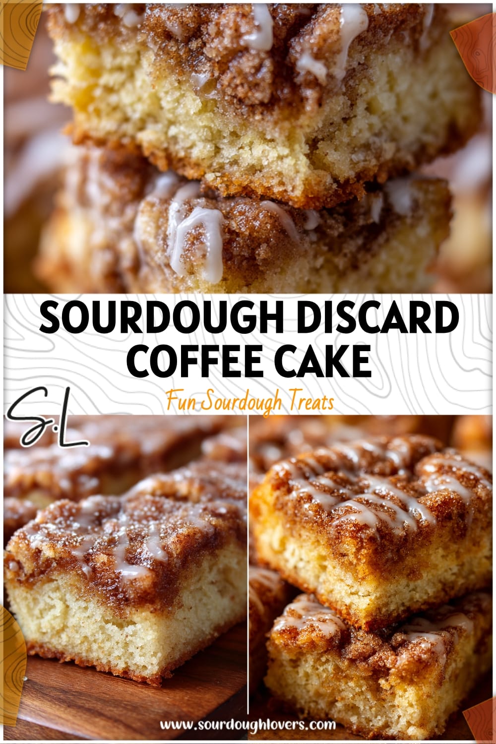 Sourdough Discard Coffee Cake Bars for a Sweet Treat