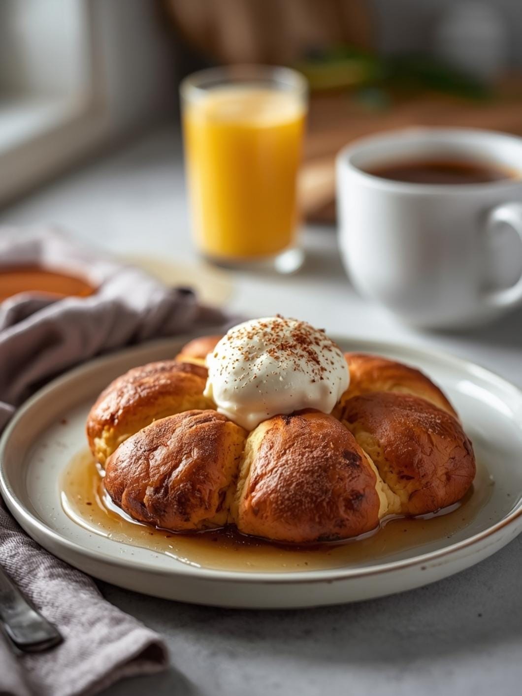 Sourdough Cinnamon Sugar Pull-Apart Bread for Breakfast