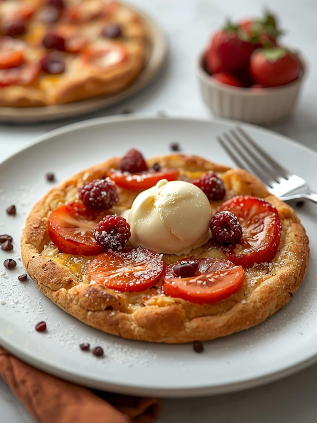 Sourdough Dessert Pizza for a Sweet Treat