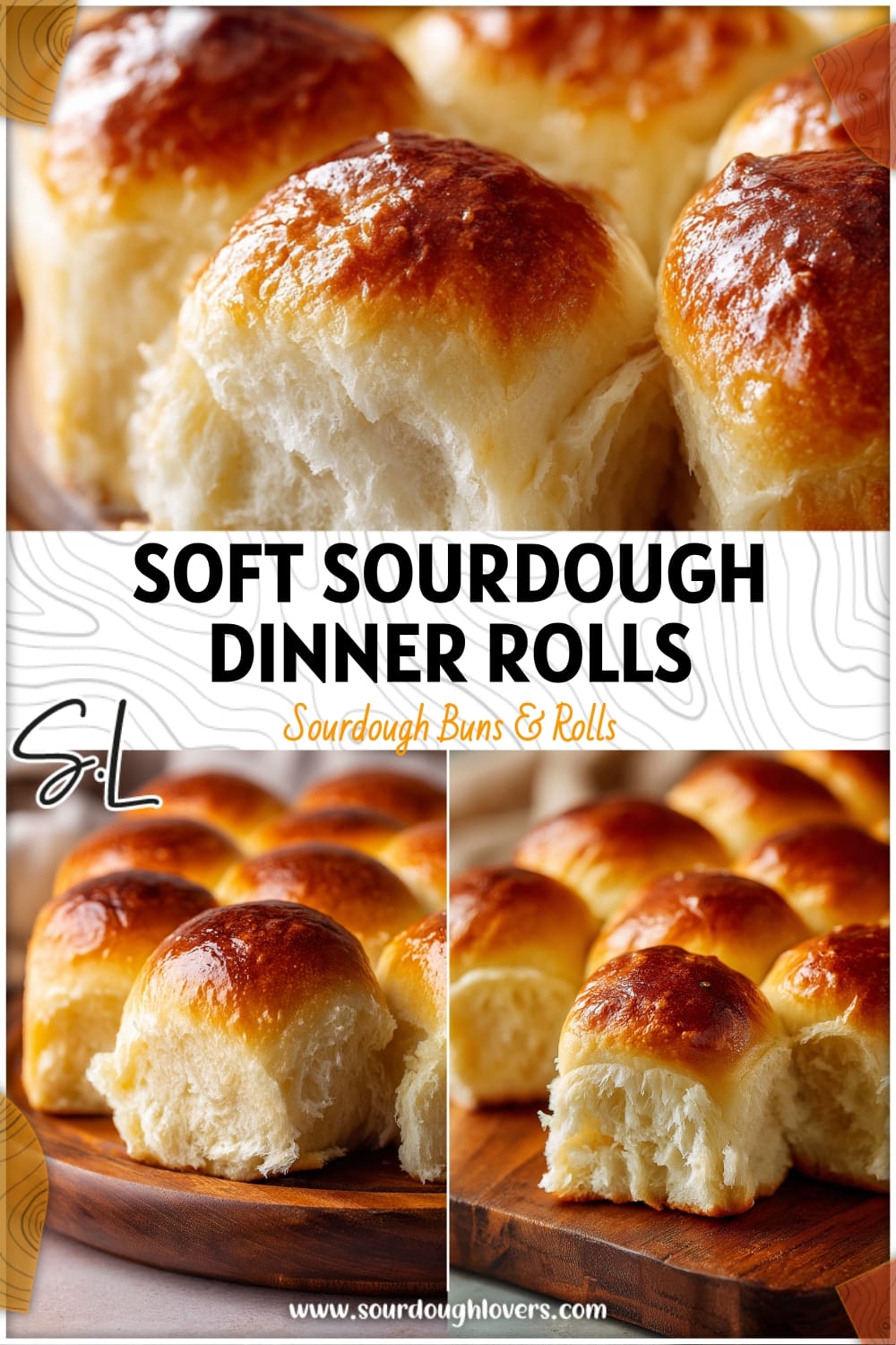 Soft Sourdough Dinner Rolls (No Sugar Added)