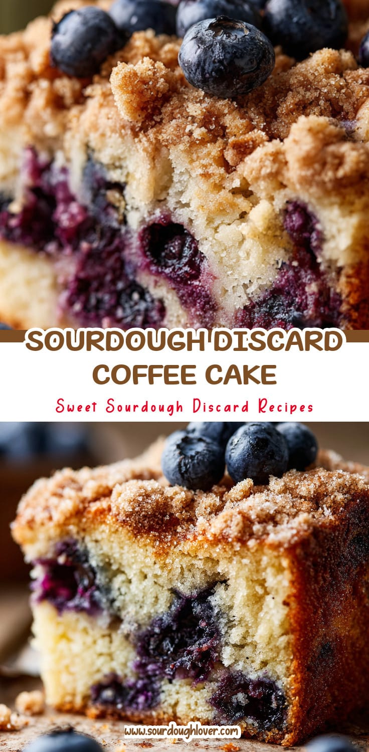 Sourdough Discard Blueberry Coffee Cake for Easy Breakfasts 14 Sourdough Discard Blueberry Coffee Cake for Easy Breakfasts