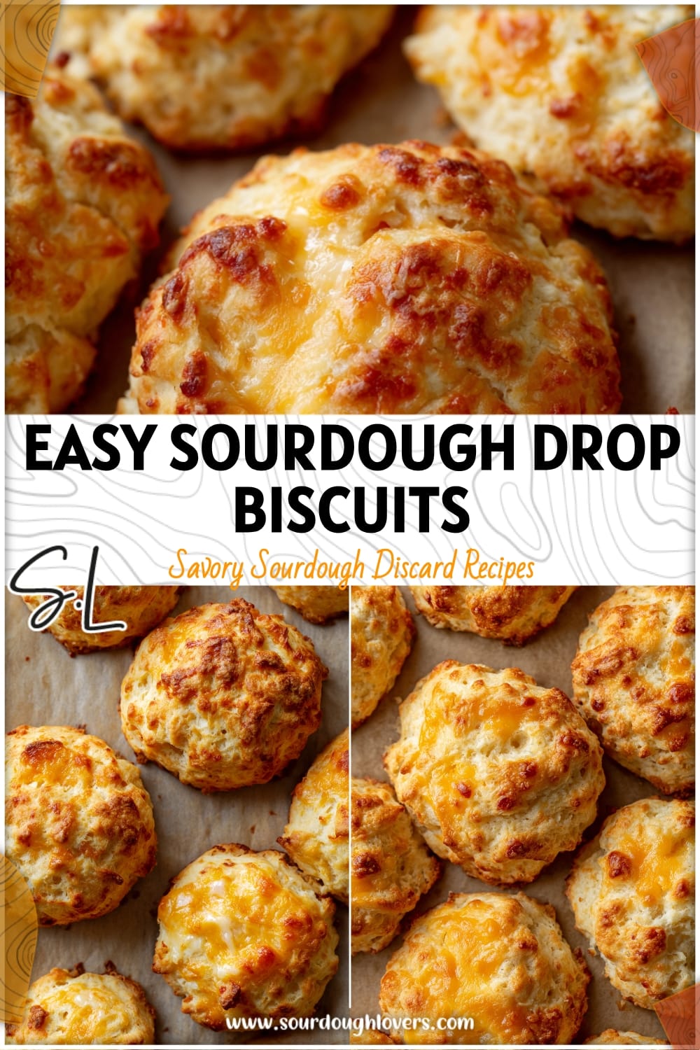 Sourdough Discard Cheese Drop Biscuits (Easy Recipe)