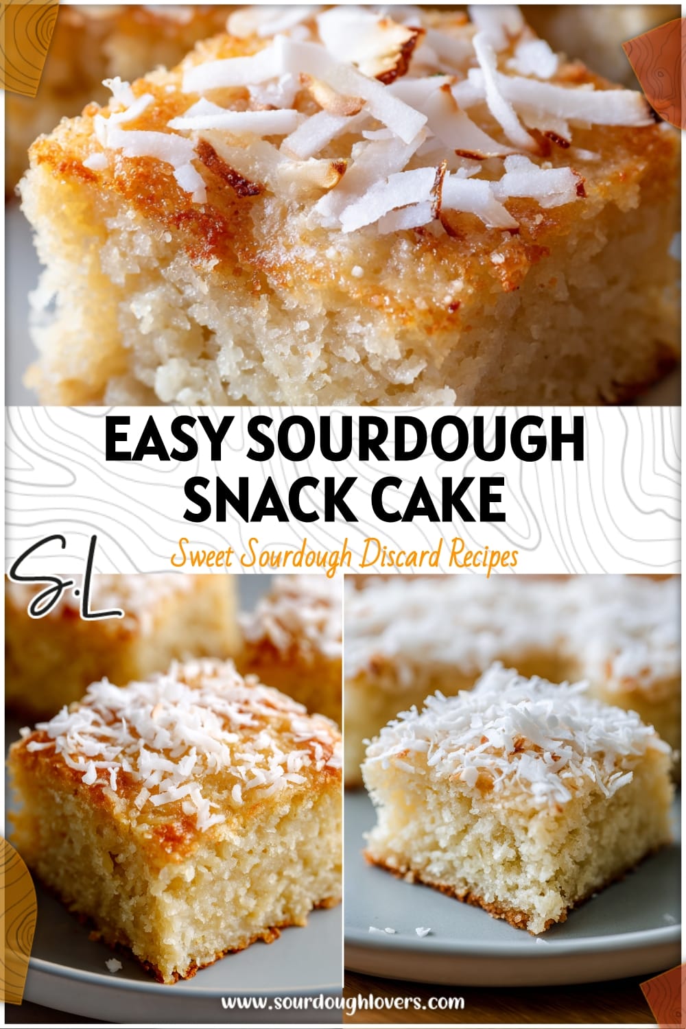 Sourdough Discard Coconut Snack Cake That's Easy to Make