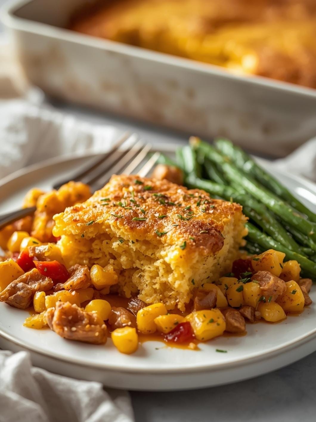 Sourdough Discard Cornbread That's Moist & Flavorful
