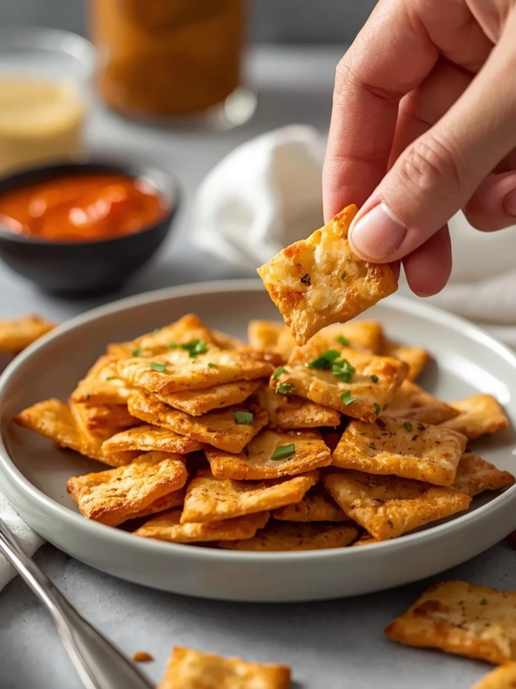 Sourdough Discard Crackers (Thin & Crispy) That Taste Like Cheezits
