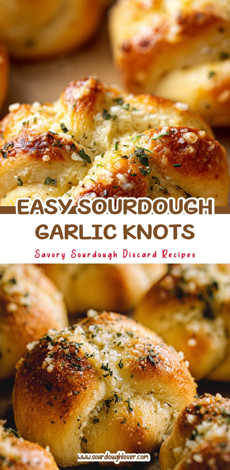 Homemade Sourdough Garlic Knots (Easy Recipe)