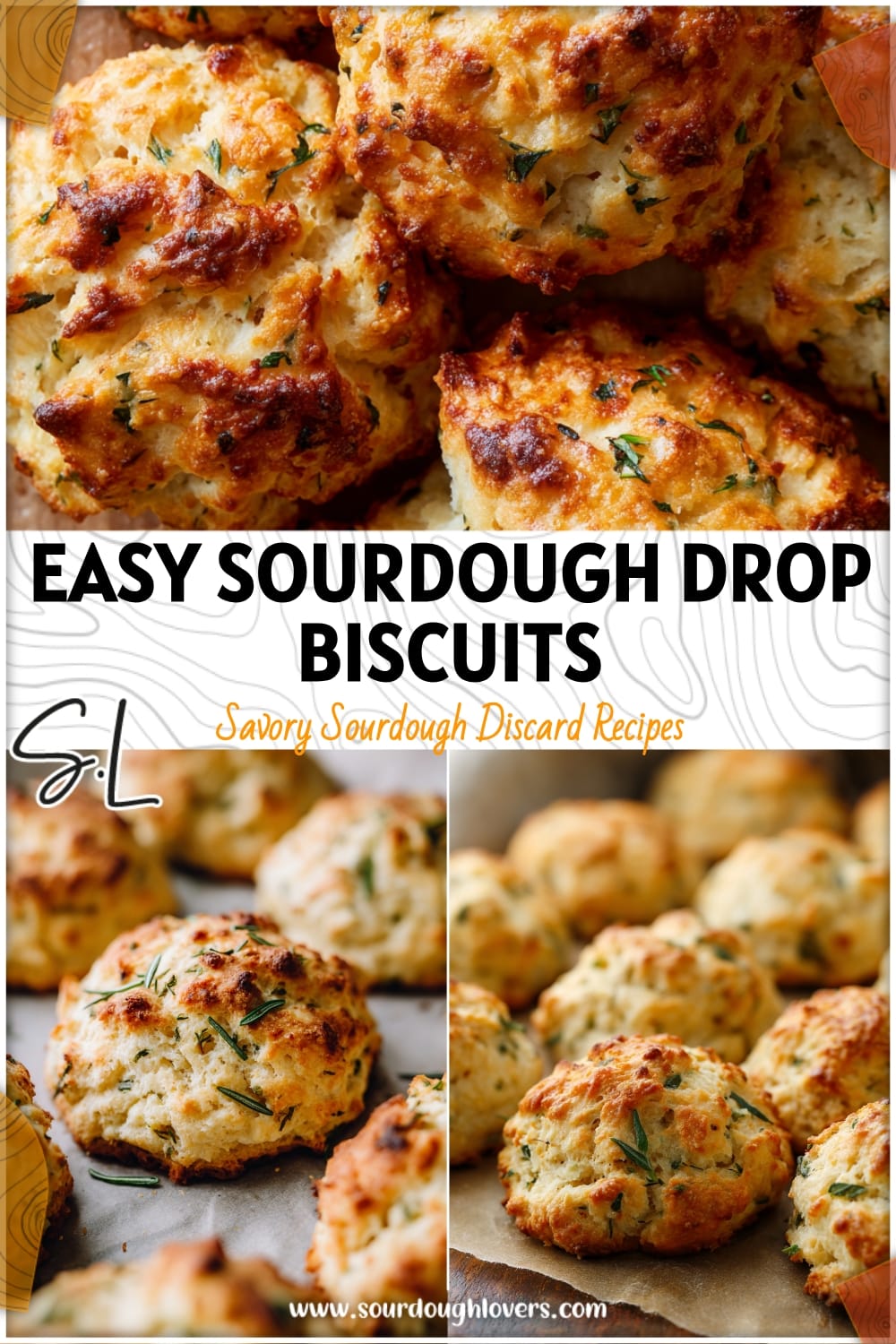 Easy Sourdough Discard Herb Drop Biscuits for Any Meal