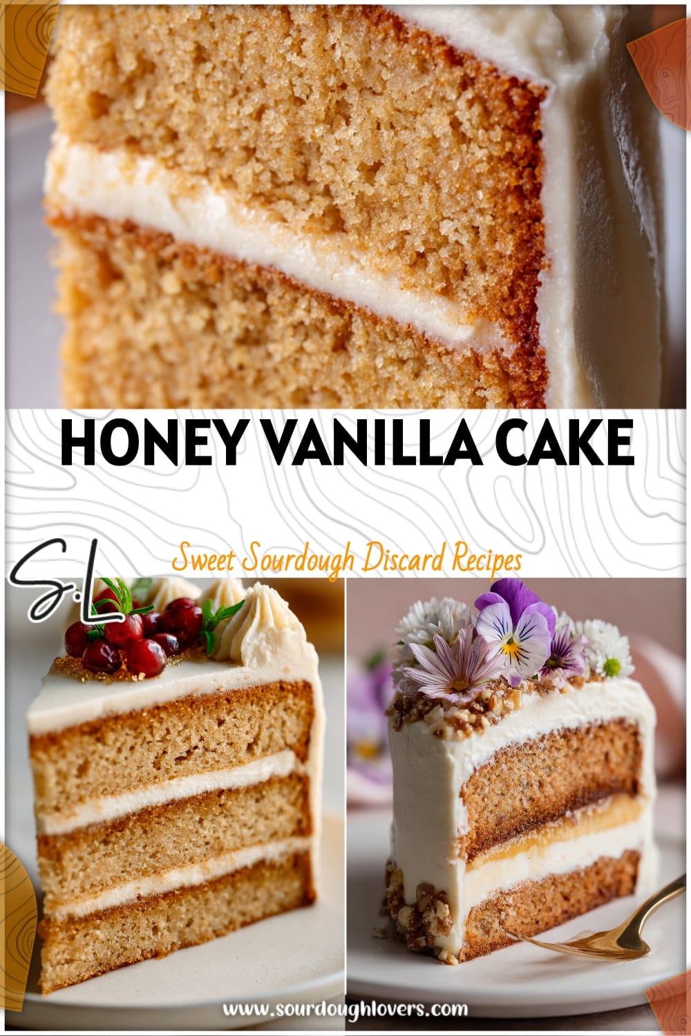 Sourdough Discard Honey Vanilla Cake (Not Too Sweet) 14 Sourdough Discard Honey Vanilla Cake (Not Too Sweet)