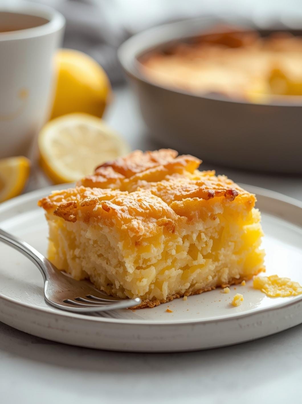 Sourdough Discard Lemon Snack Cake: Easy Sweet Recipe