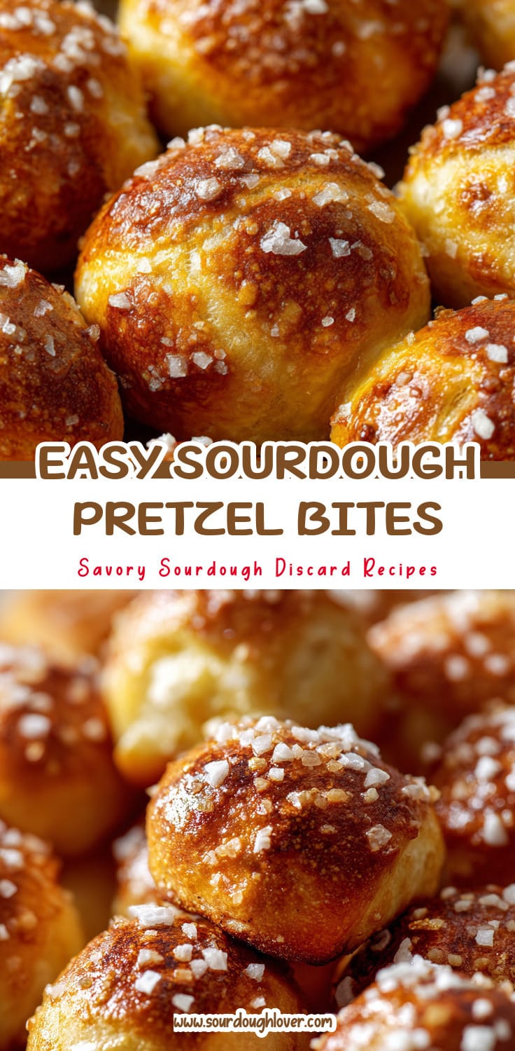 Easy Sourdough Pretzel Bites (Same Day Recipe)